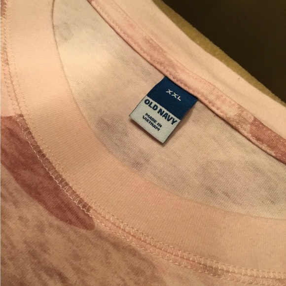 🆕 Old Navy Shades of Soft Pink / Plus Size / Camouflage / Short Sleeve Crew Tee - Picture 5 of 12